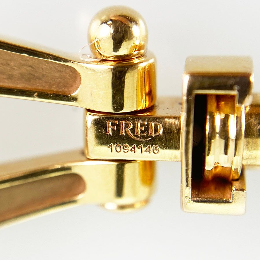 フレッド FRED フォース10 ミディアム K18YG ダイヤモンド 