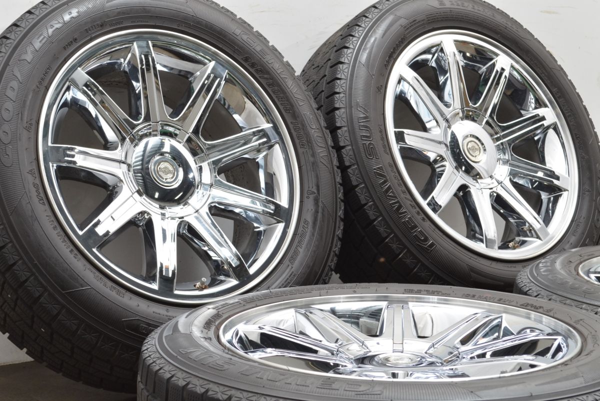 スタッドレス クライスラー 300C 純正 18in 7.5J 24 グッドイヤー アイスナビ SUV 225 60R18 品番 04782489AA Chrysler 300