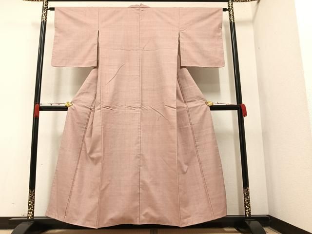 平和屋着物○紅花紬 米沢 間道 正絹 逸品 AAAY8979ph - メルカリ