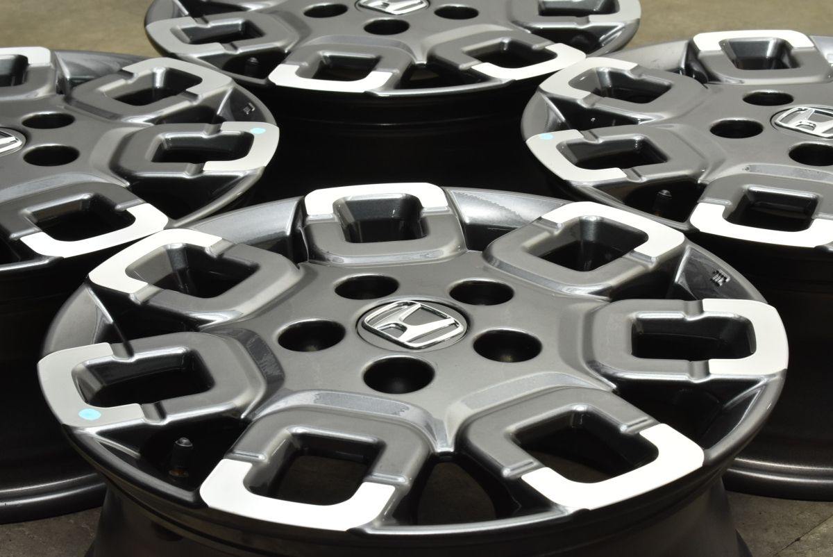 新車外し ホンダ GT フリード クロスター 純正 15in 6J 50 PCD114.3 4本 GB5 GB6 流用 オデッセイ ヴェゼル ステップワゴン