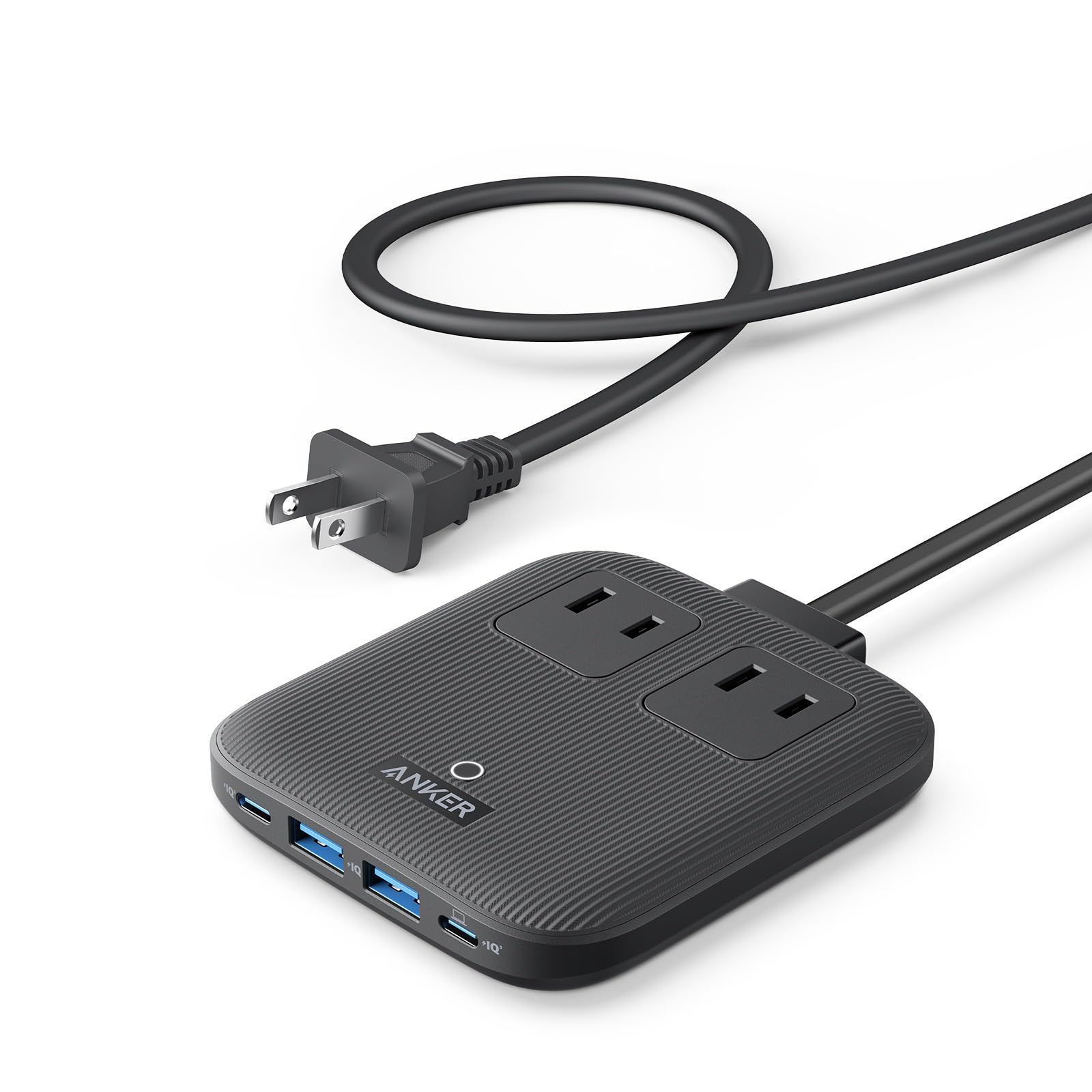 在庫処 商品 今がお買い時 67W 6-in-1 USBタップ 電源タップ AC差込口 2口 Station USB-C 2ポート USB-A 2ポート 延長コード Charging 1.5m PSE技術基準適合