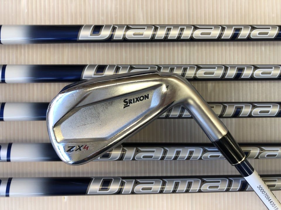 【即納】SRIXON ZX4 | S | Diamana ZX for IRON | 中古 | アイアンセット | ダンロップ