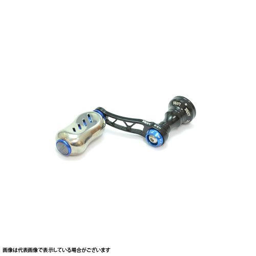 メガテック リブレ LIVRE F.V40-43(エフブイ) Sハンドル Finoノブ シマノS2用 (ブラックP+ブルーG) 製品番号 FV40-43S2-BKB