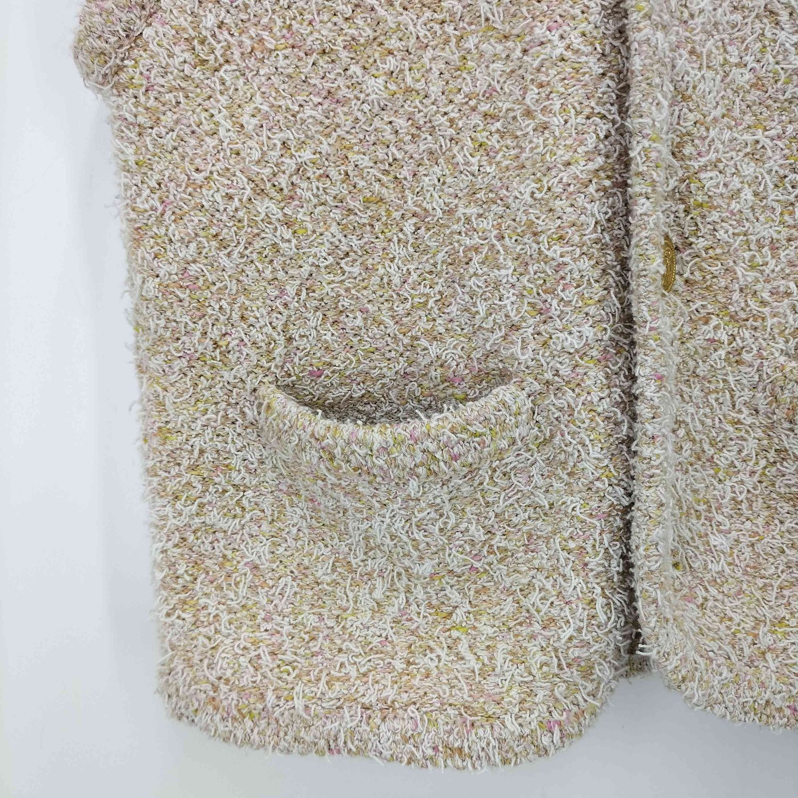 マカフィー MACPHEE 25SS ツイードニット ベスト レディース JPN