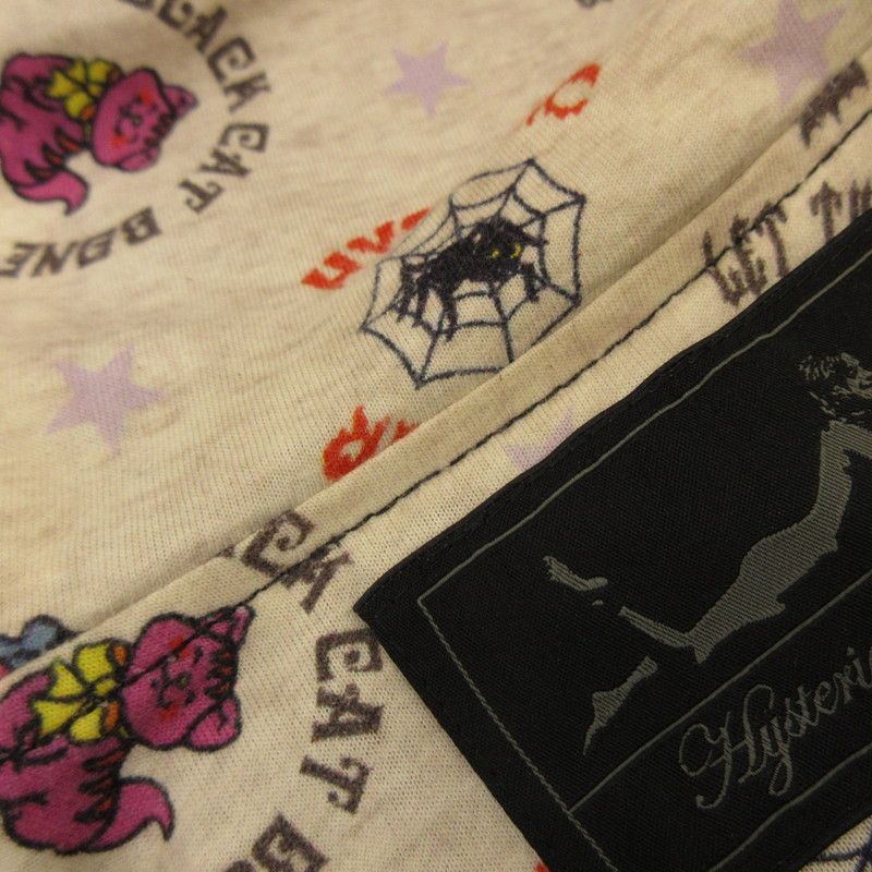 HYSTERIC GLAMOUR 刺繍パッチ付きナイロンジャケット HYSTERIC GLAMOUR 刺繍パッチ付きナイロンジャケット