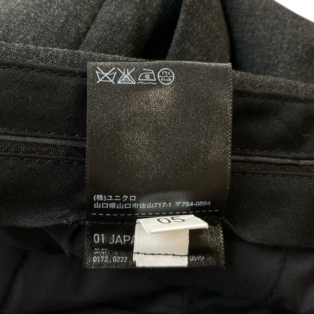 UNIQLO ユニクロ ストレッチセットアップ 211-128595 221-128863 灰色