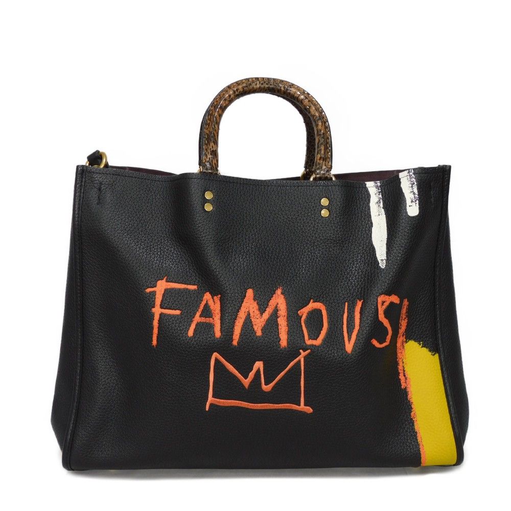 COACH コーチ バスキア ローグ 39 Famous 王冠 ペブル スネーク マルチカラー 2WAY ショルダーバッグ ブラック ハンドバッグ  6884 - メルカリ