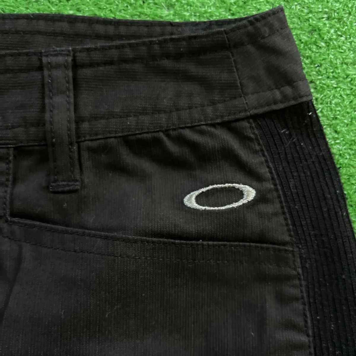 OAKLEY オークリー ロゴ刺繍 コットン混 ストレッチ ゴルフ