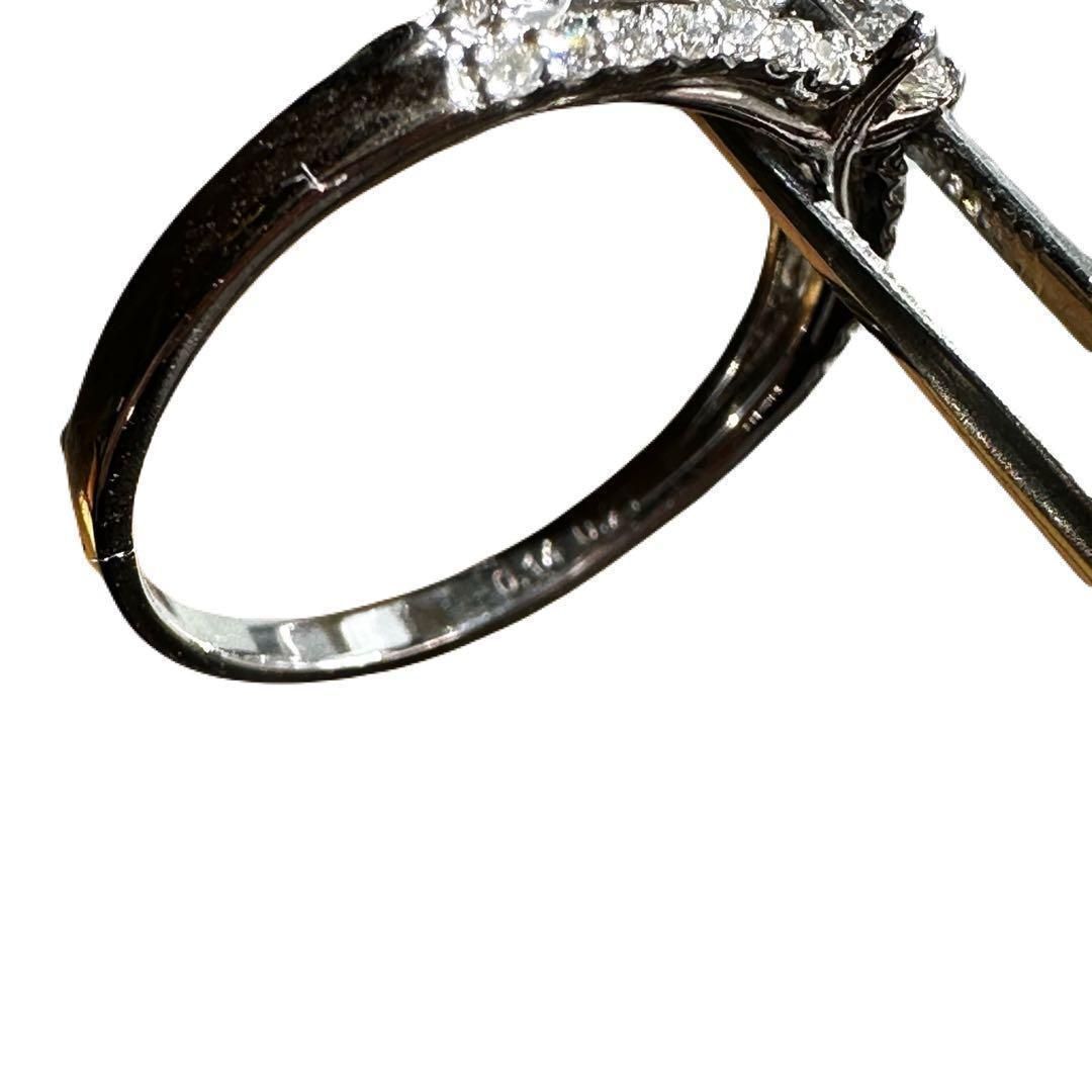 ダイヤモンドリング　Pt900 D0.14 FD0.21 #12　総量3.04g ダイヤモンドリング Pt900 D0.14 FD0.21 12号 総重量3.04g pt900リング D0.