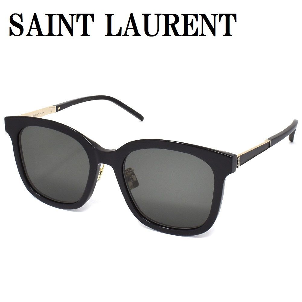 国内正規品 サンローラン SAINT LAURENT SL M77 K-002 サングラス アジアンフィット アイウェア メガネ 眼鏡 UVカット  紫外線カット メンズ レディース グレー ブラック - メルカリ