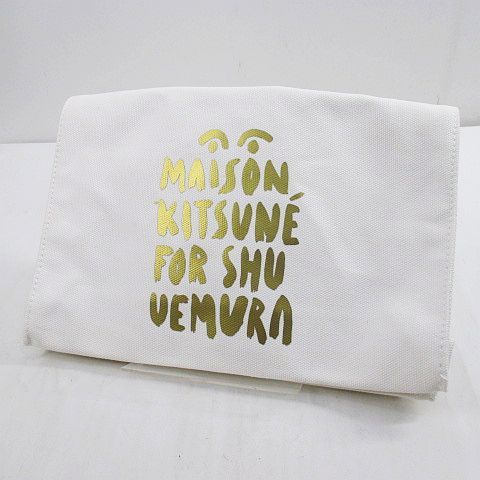 [非売品][未使用] Shu Uemura X メゾン キツネ クラッチバッグ 2025年最新】メゾンキツネ レディース クラッチバッグの人気