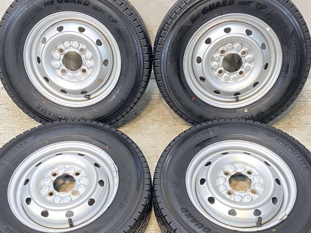 145|80R12 80|78LT ヨコハマ アイスガード iG91 TOPY M74 12x3.5 100-4穴 タイヤ スタッドレスタイヤ ホイールセット 4本セット w12250926015
