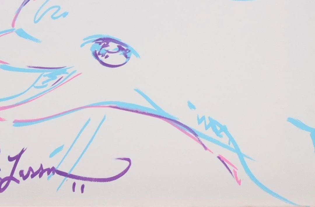 本人作 キャンバス