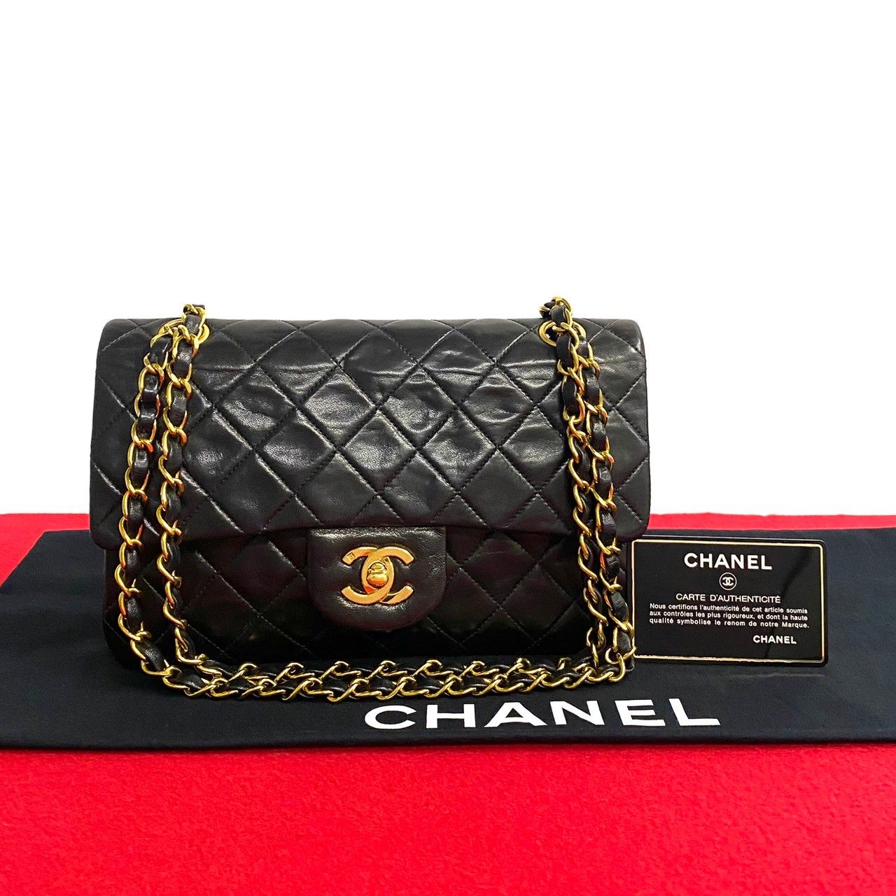 極 美品 カード シール有 3番台 CHANEL シャネル マトラッセ ダブル