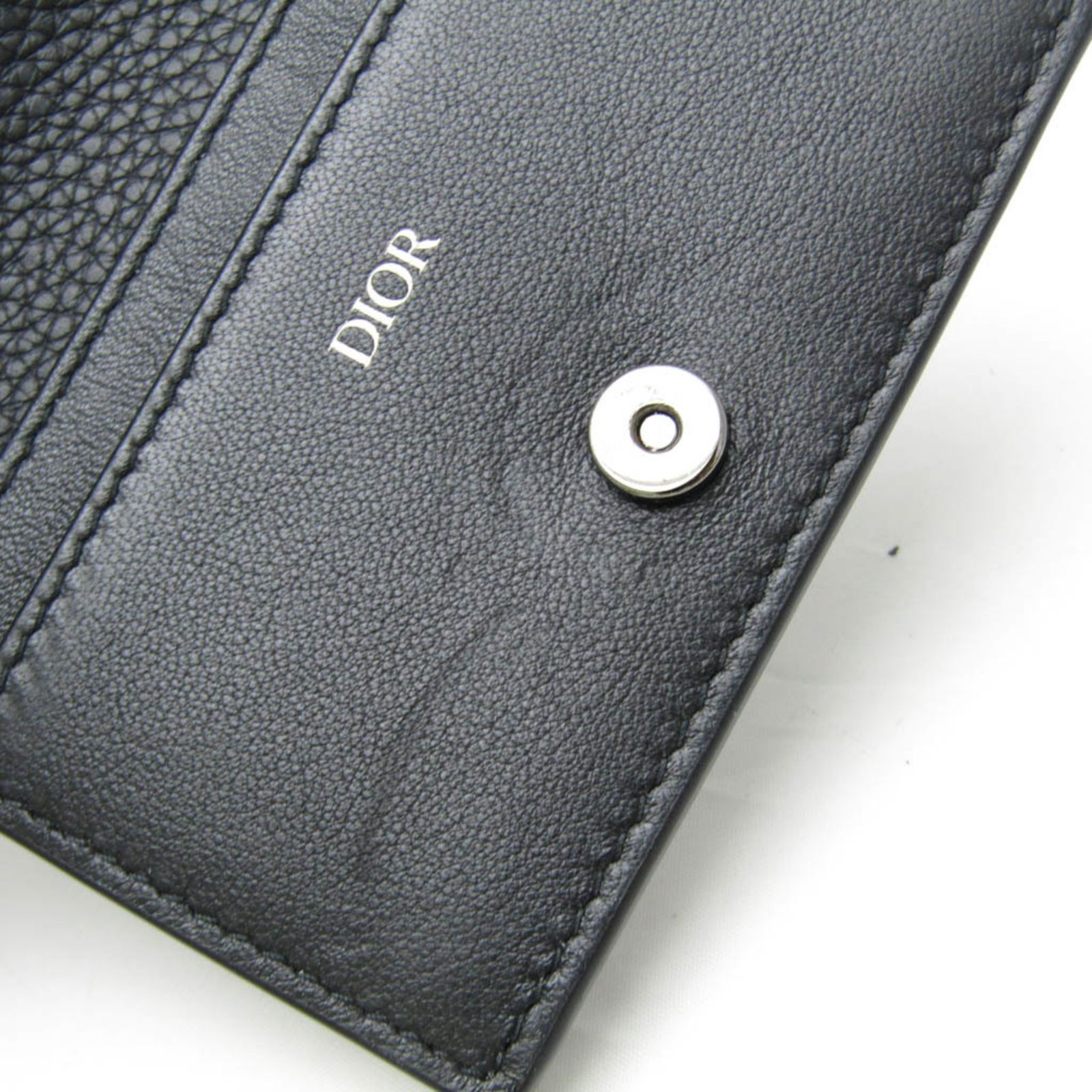 Dior 名刺入れ 黒 レザー DIOR | ビジネスカードホルダー ディオール グラビティ レザー