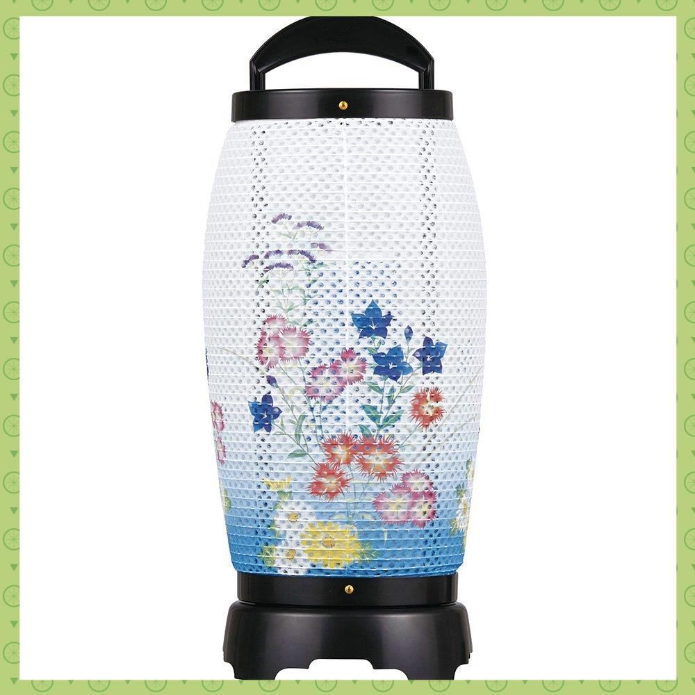 仏壇屋 滝田商店 盆提灯 ミニ 盆ちょうちん LED コードレス 回転行灯 せいらん 6号 2726 (一個)◆高さ41cm×巾18cm◆ 置き 仏壇屋 滝田商店 盆提灯 お盆 提灯 御所提灯 LED コードレス 回転行灯