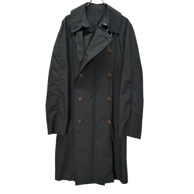 Vivienne Westwood MAN 19SS コットンリネンブロードダブルブレストモーターサイクルロングコート ジャケット ブルゾン