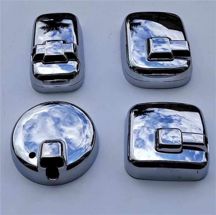 Chrome Truck Parts UD日産 クオン パーフェクトクオン 平成29年5月～ メッキ ミラーカバー サイドカバートラック 4点セット