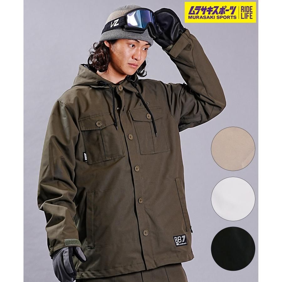 スノーボードウェア ユニセックス ジャケット Military Hooded Jacket