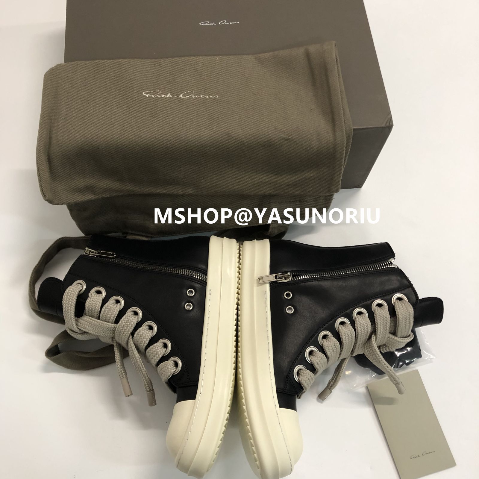 RICK OWENS JUMBO LACE HIGH TOP スニーカー