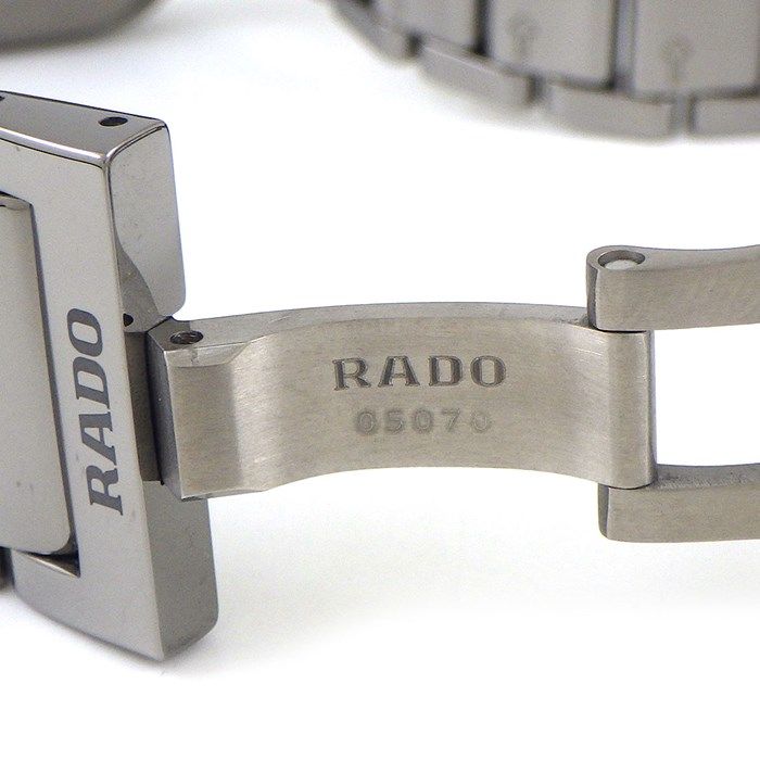 ラドー RADO 腕時計 トゥルー R27125152 スクエア スケルトン文字盤 裏