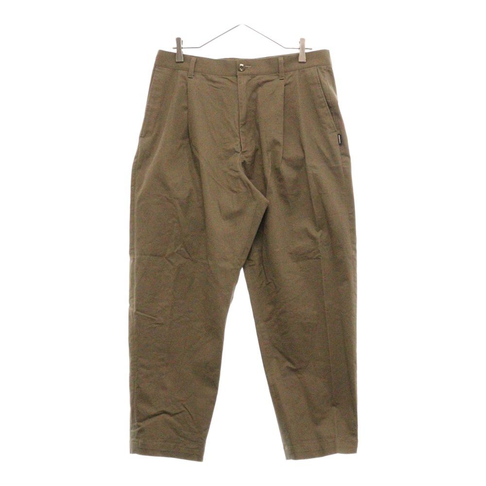 NEIGHBORHOOD ネイバーフッド 23SS ×WIND AND SEA TUCK PANTS タック パンツ ブラウン 231AQWSN-PTM01S