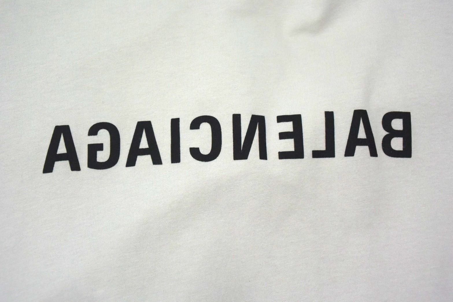 BALENCIAGA バレンシアガ 24SS Mirror Logo Oversized T-Shirt  
