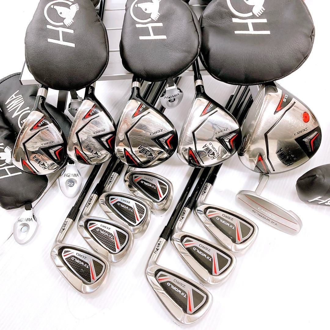 【豪華13本】ホンマ ツアーワールドゼロ SP メンズクラブ SR 2022年 豪華13本】ホンマ ツアーワールドゼロ SP メンズクラブ SR 2022年