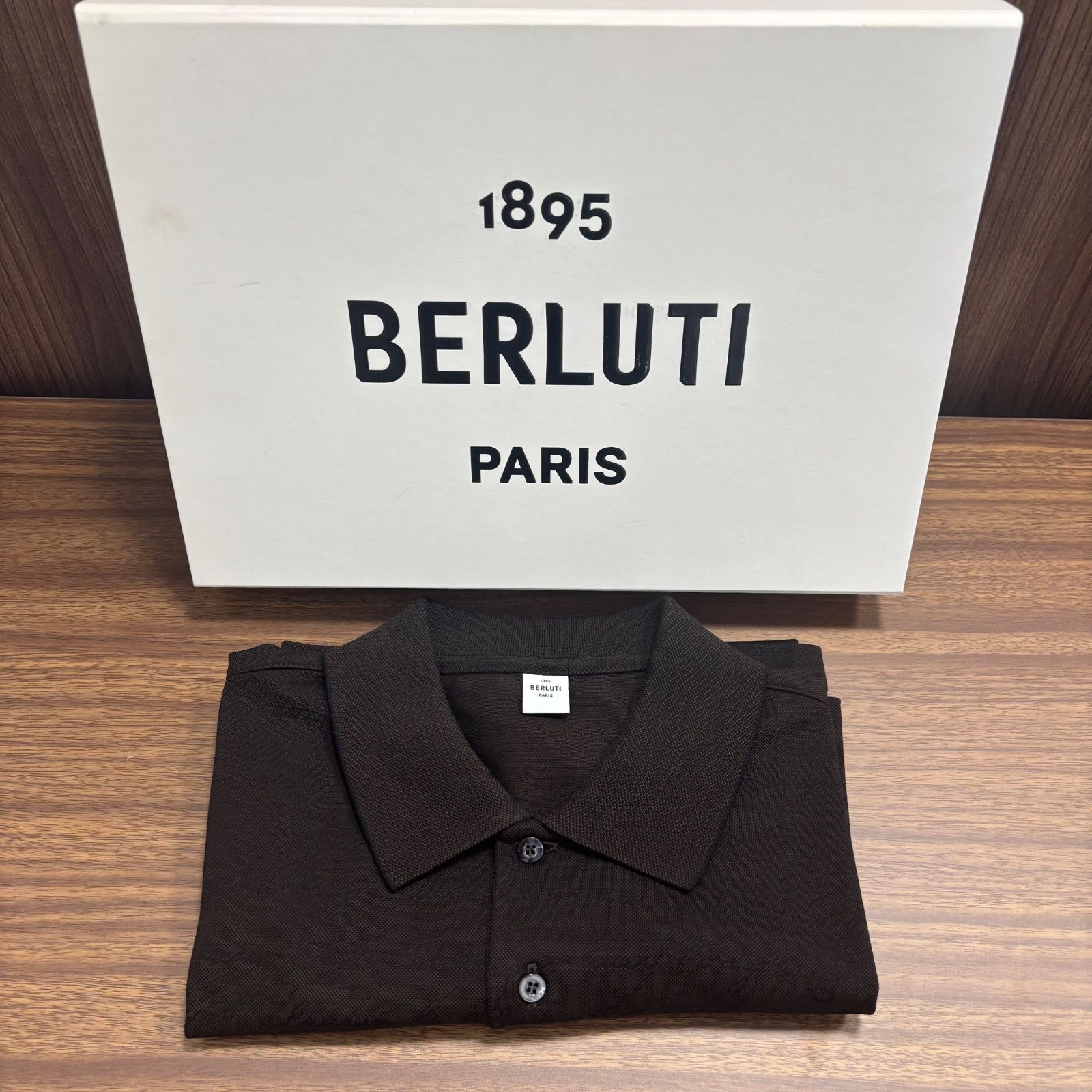 ベルルッティ　ポロシャツ　カリグラフィー ◎BERLUTI ベルルッティ ポロシャツ カリグラフィースクリット