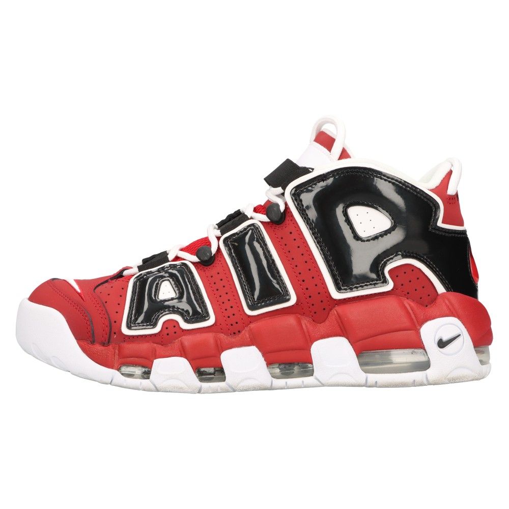 NIKE (ナイキ) AIR MORE UPTEMPO 96 エア モア アップテンポ モアテン ハイカットスニーカー レッド US9.5/27.5cm 921948-600