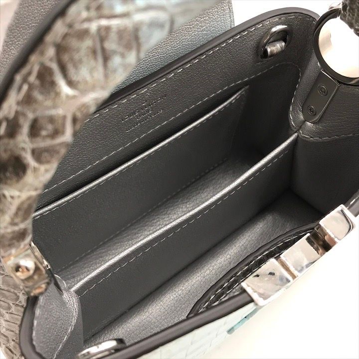 【美品/希少】ルイヴィトン カプシーヌ コンパクト サハラ クロコ LOUIS VUITTON - ルイヴィトン 幻のピンク サハラ カプシーヌ