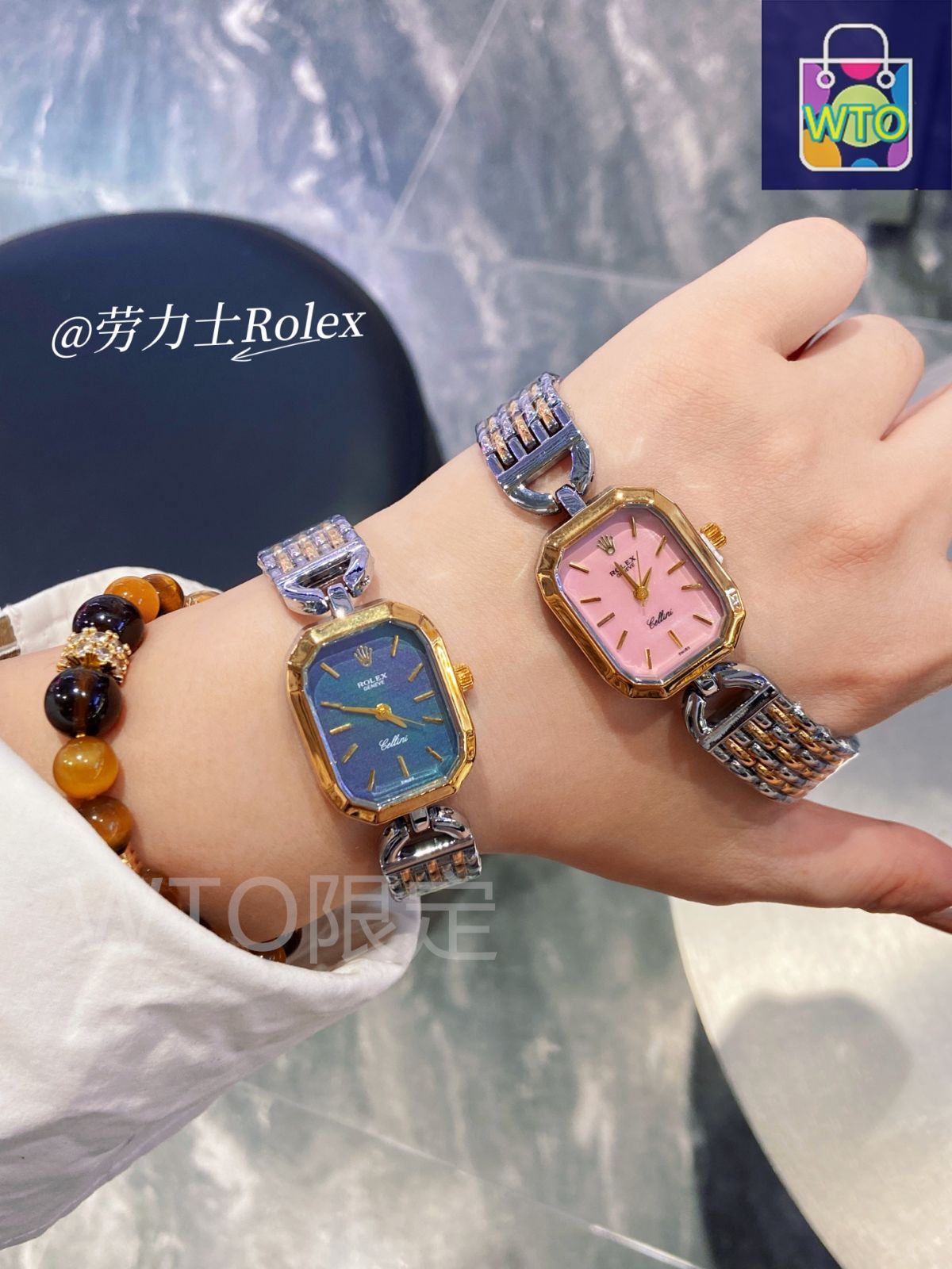 ROLEX 即購入可 多分並行輸入品です 今日特価】Rolex ロレックス 新発売スモールスクエア 25mm 精巧