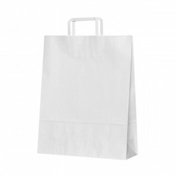 平紐 2才白無地 200枚紙包梱包 200枚 XZT69842