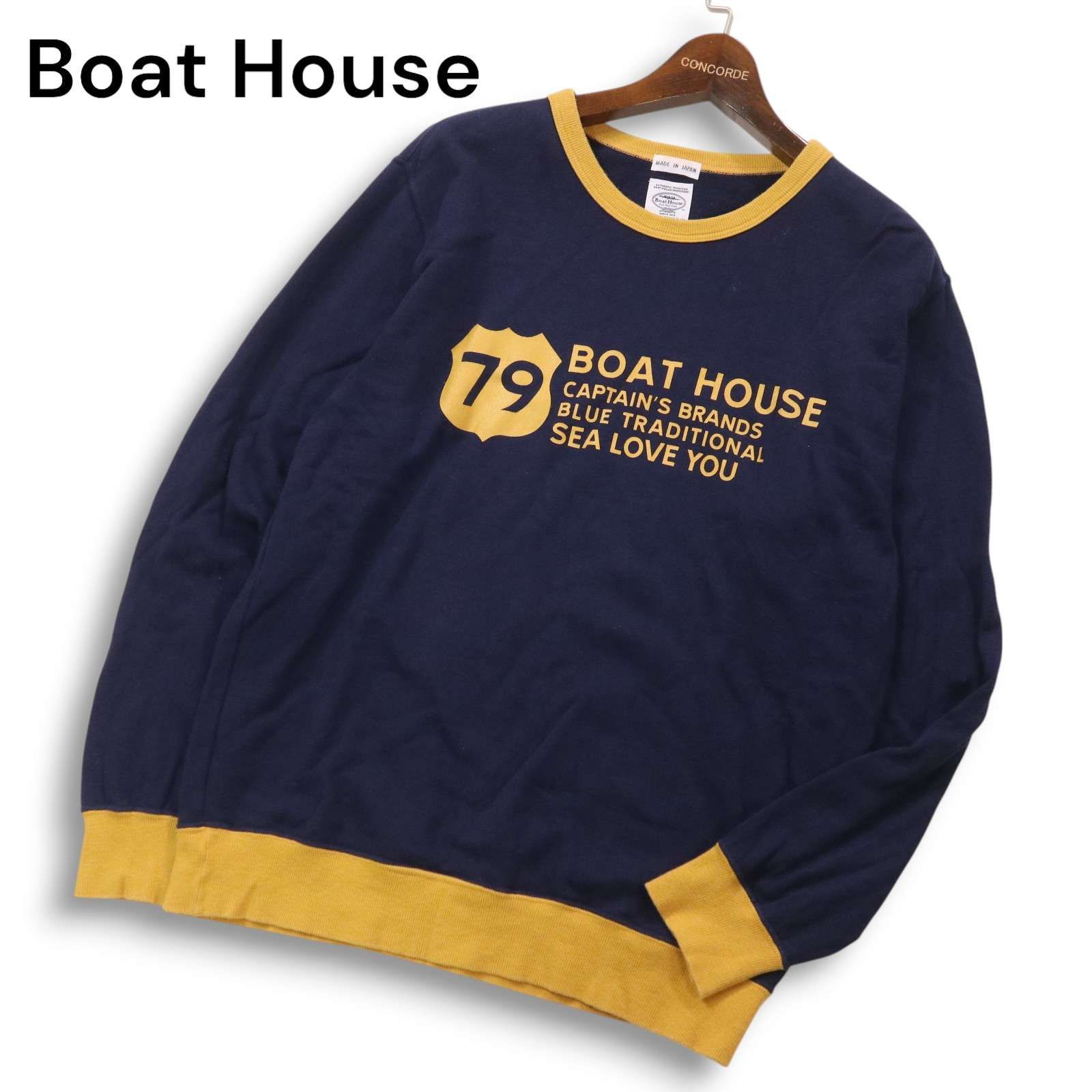 ボートハウス Boat House トレーナー スウェット ネイビー 紺 M