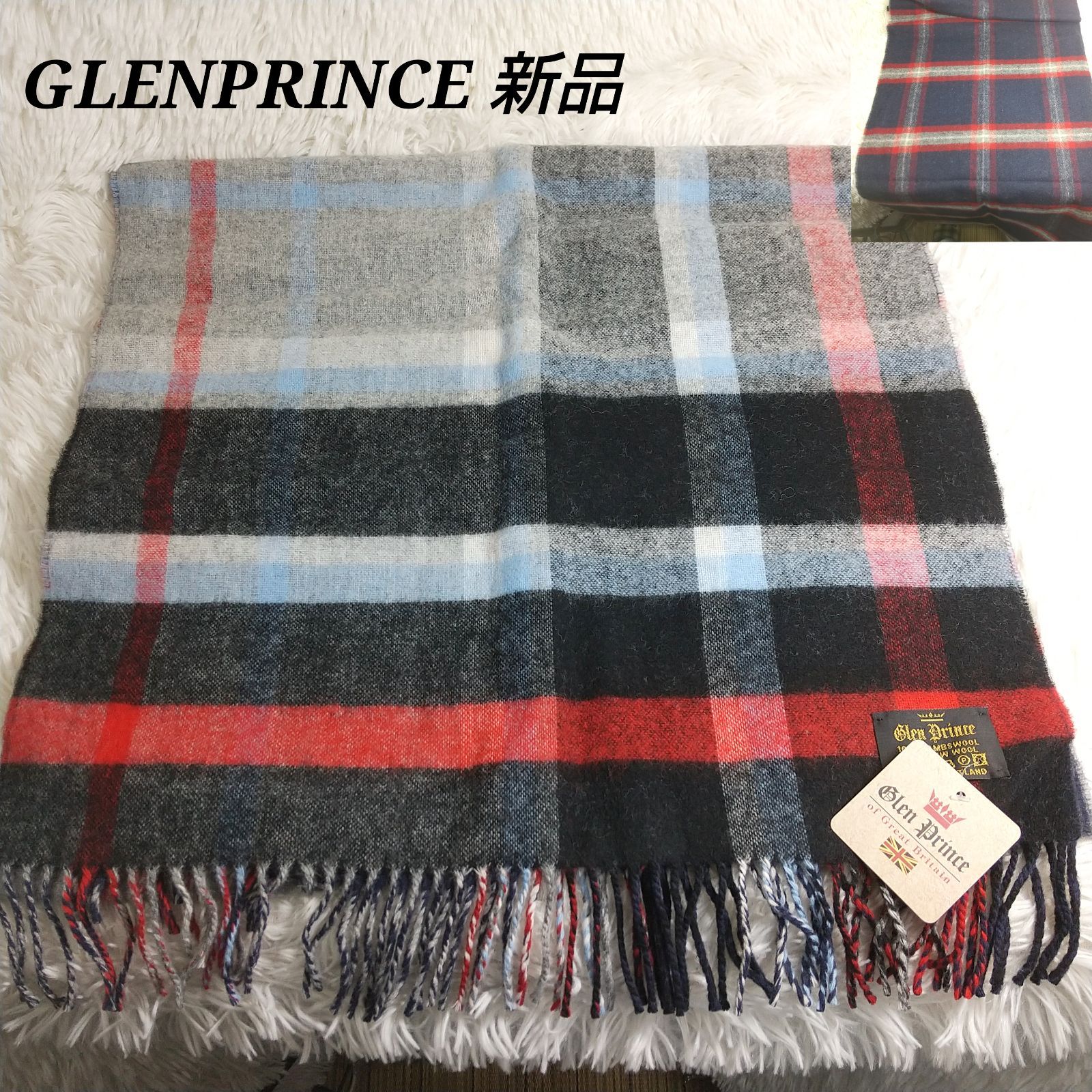 GIVENCHY/ストール/マフラー/チェック/リバーシブル