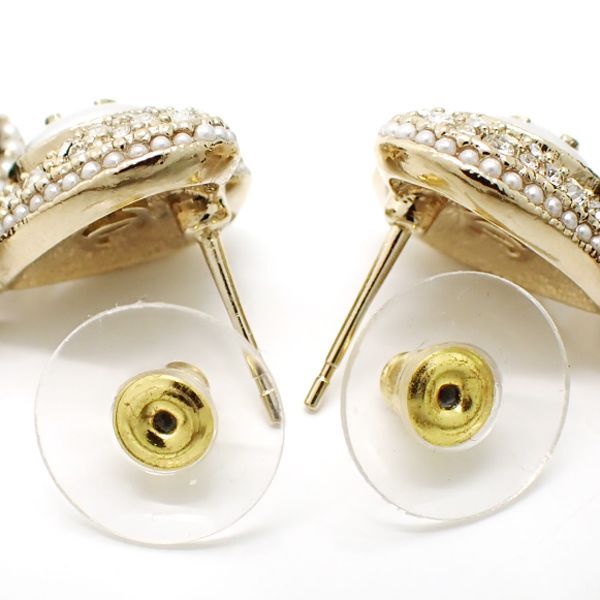 CHANEL ピアス AB9394 ハート B22 B ココマーク フェイクパール