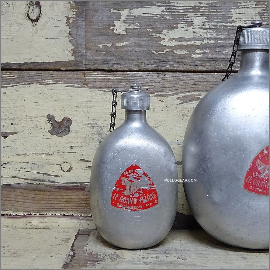 0.25L グランテトラ 1950年代 LE GRAND TETRAS チビテトラ VINTAGE ウォーターボトル スキットル フラスクボトル ウイスキー
