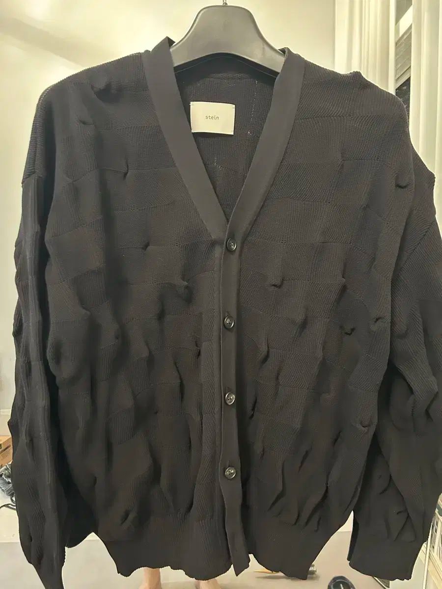 【stein】BUMPY PATTERNED KNIT CARDIGAN Stein bumpy patterned knit cardigan / m stine knit cardigan