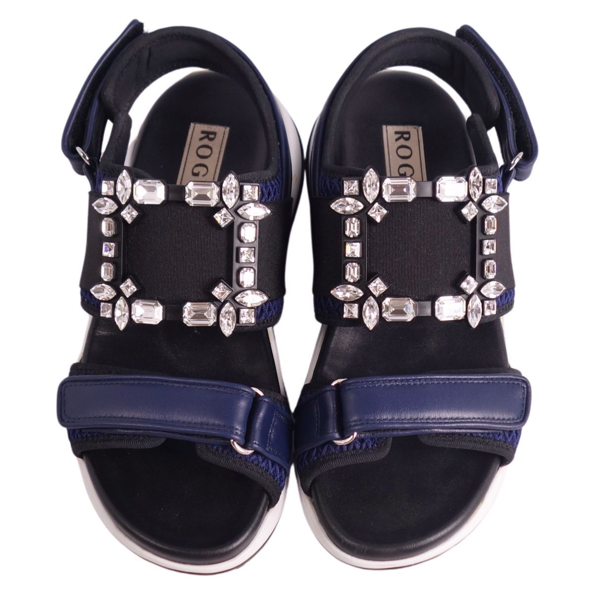 美品 ロジェヴィヴィエ Roger Vivier サンダル VIV RUN ヴィ