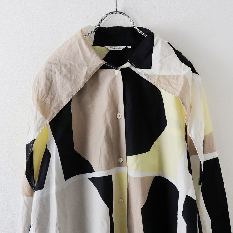 マリメッコ marimekko Iso Pampula Valoisa シャツワンピース 36