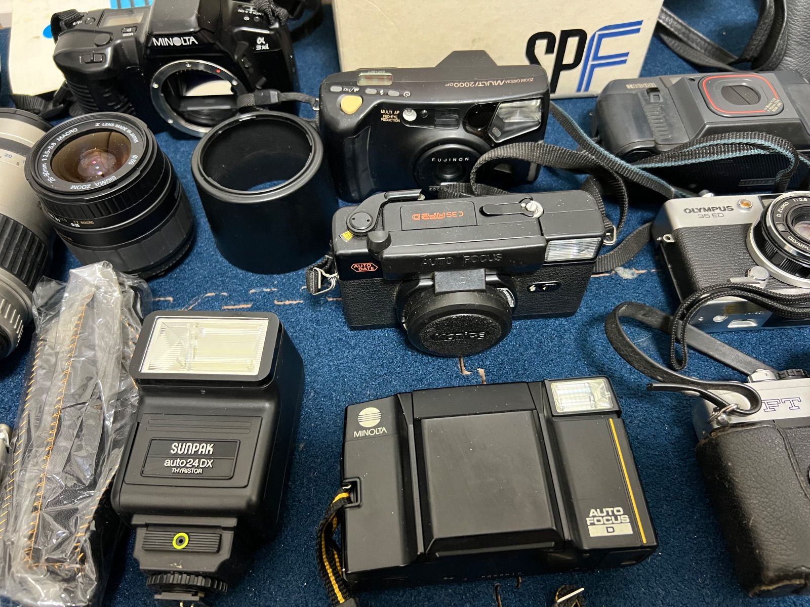 Nikon フィルムカメラ レンズ等セット ジャンク品 ジャンク品セット)フィルムカメラセット（Nikon,canon,\u2026.) MINOLTA 等