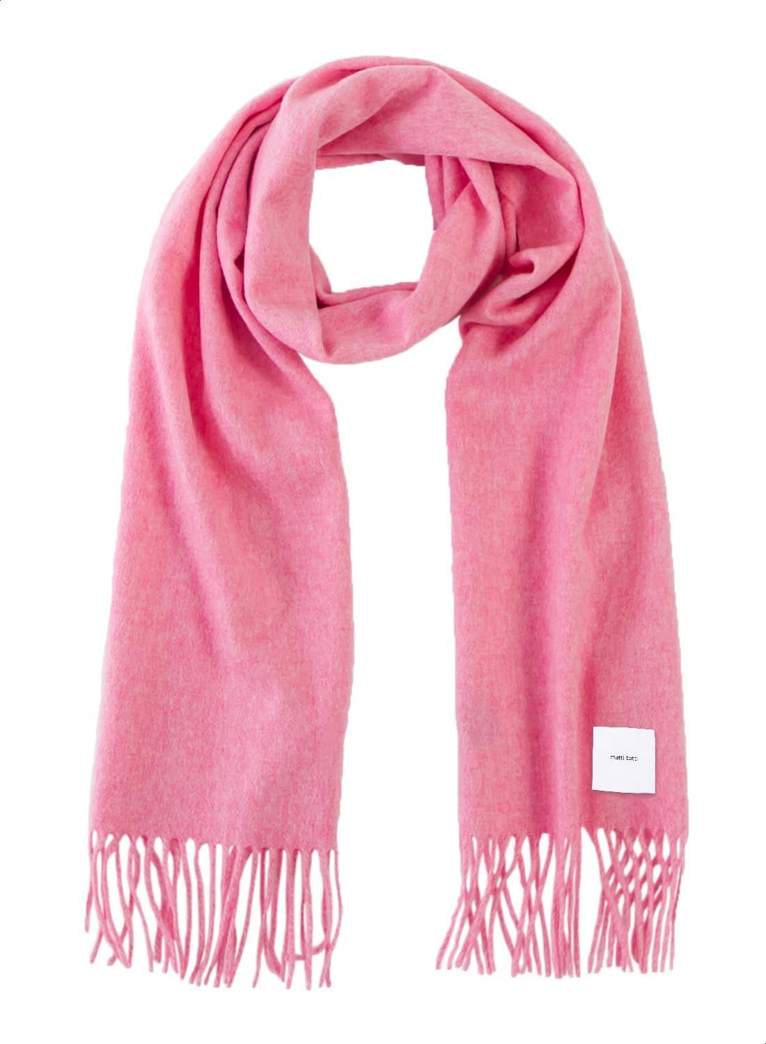 F_ 13. ペールピンク matti totti 13.ペールピンク カシミヤ マフラー カシミア 大判 厚手 レディース 無地 ストール 女性 ロング ギフト プレゼント A0015B-16
