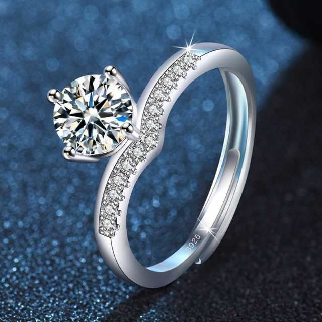 1粒指輪 レディースリング 指輪 スライド調整 アレルギー対応 ジュエリー 指輪レディース 結婚指輪 婚約指輪