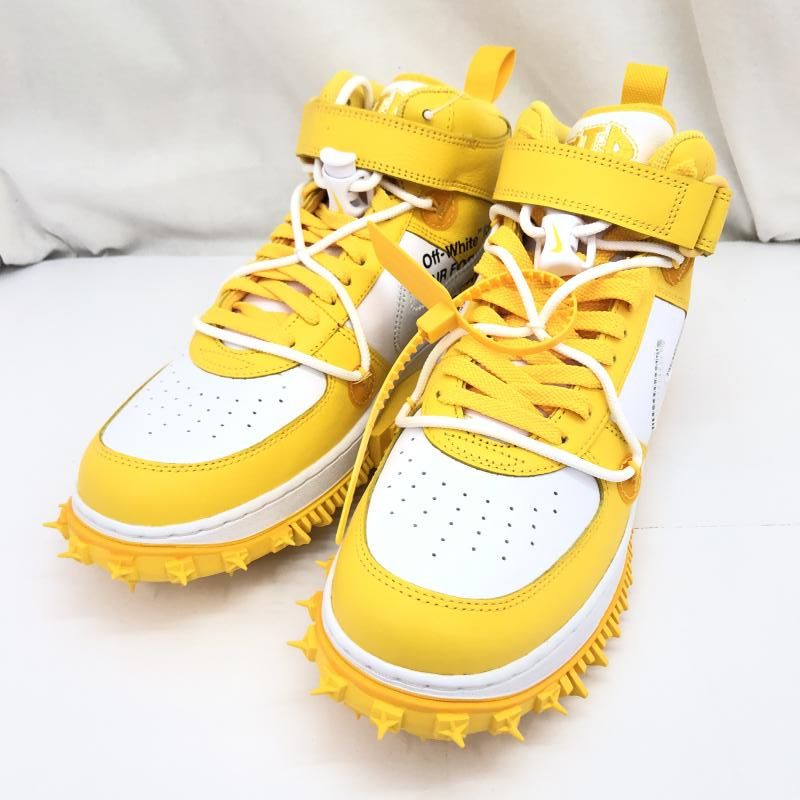 【中古】Off-White × Nike Air Force 1 Mid SP LTHR 