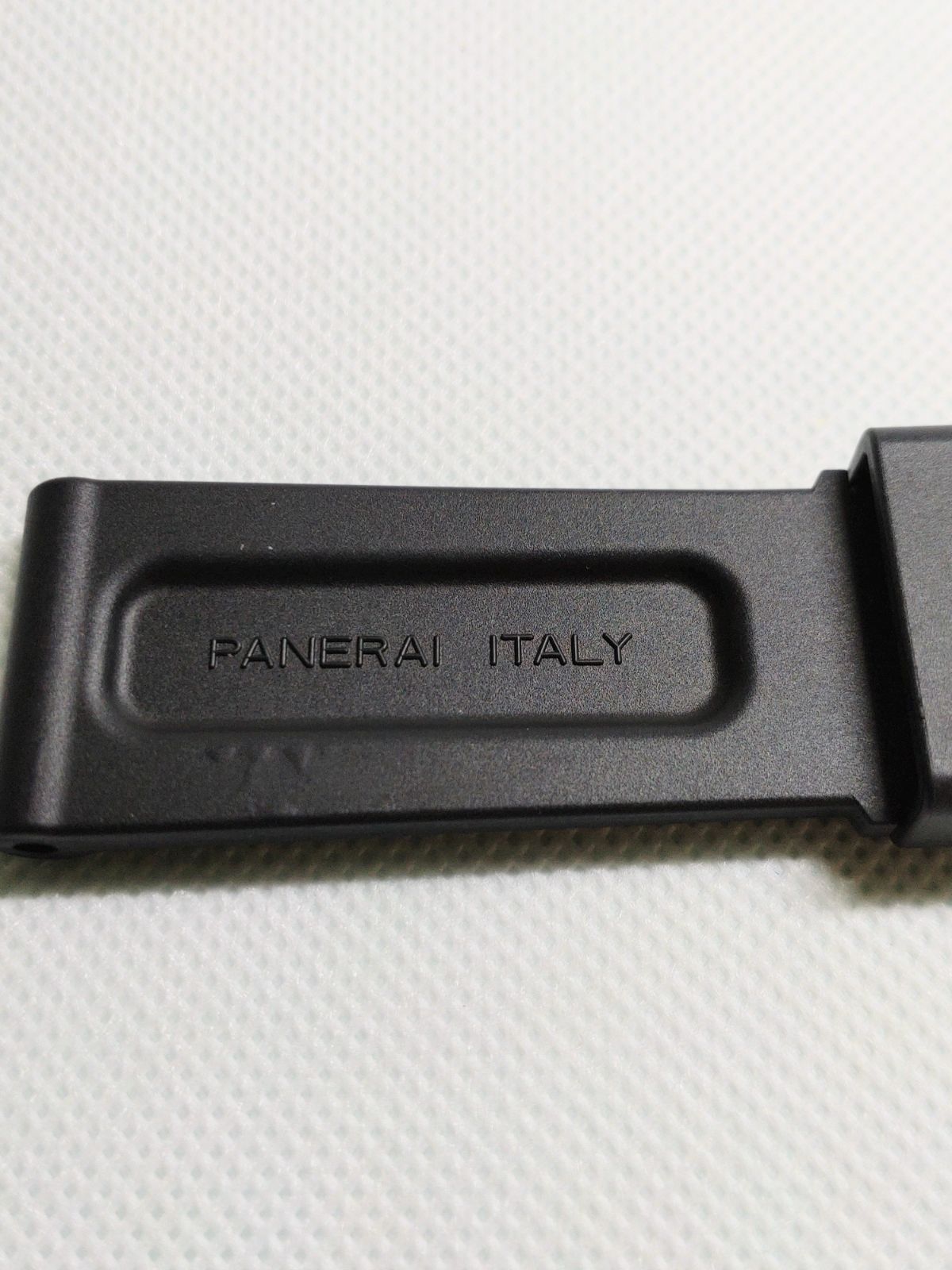 【未使用】OFEICINE PANERAI 純正ラバーベルト 　ブラック PANERAI パネライ 純正 ラバーベルト ブラック - メルカリ