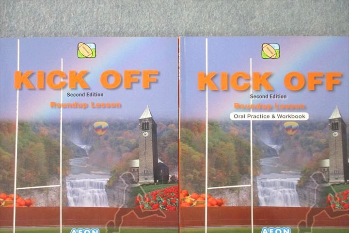 VI25-040 AEON イーオン KICK OFF Roundup Lesson/Oral Practice＆Workbook 状態良 計2冊  CD6枚付 46M4D - メルカリ