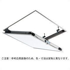サヌキ 気密天井点検口 鍵付システムロック式 支持金具 450角 シルバー KMK 451