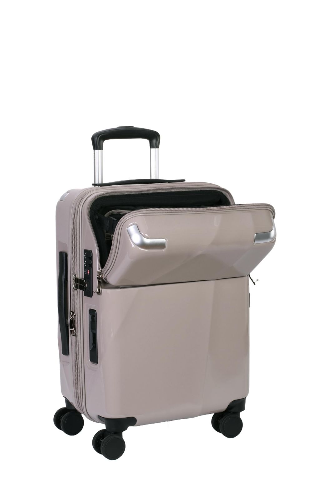 拡張機能付き 35L 43L ストッパー付き 53 フロントオープン トップオープン cm 機内持ち込みサイズ 3.6kg ジッパーキャリー シエラ スーツケース 76-25090 トラベリスト
