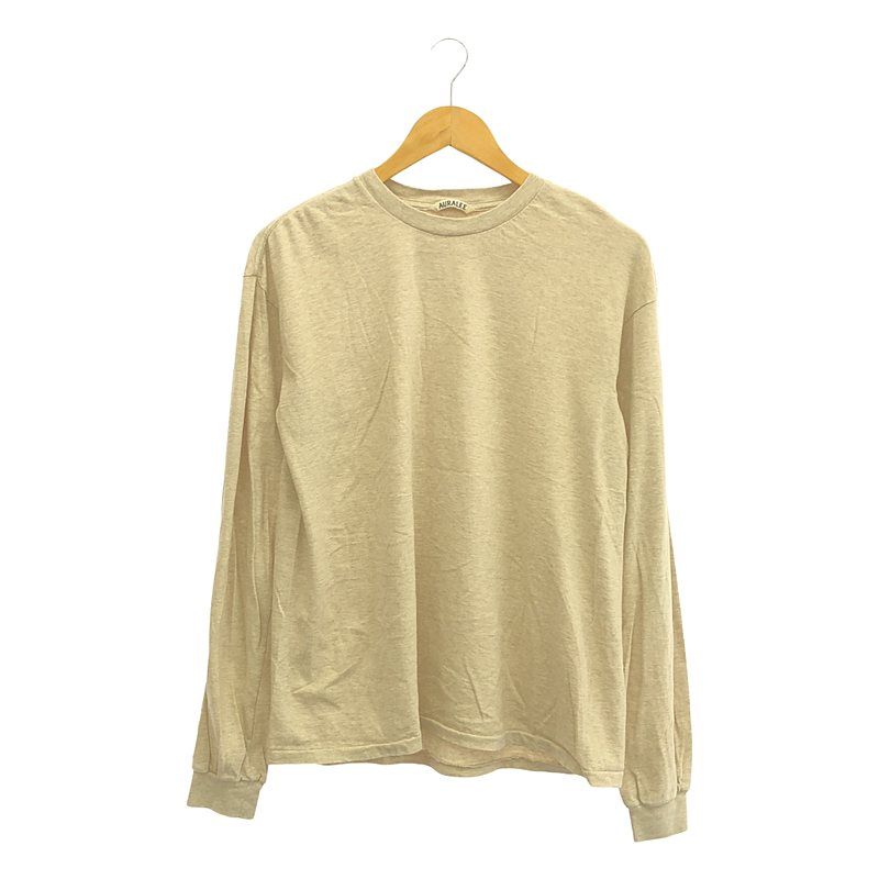 AURALEE | オーラリー | SEAMLESS L|S TEE シームレス Tシャツ | 3 | TOP BROWN | トップブラウン | メンズ