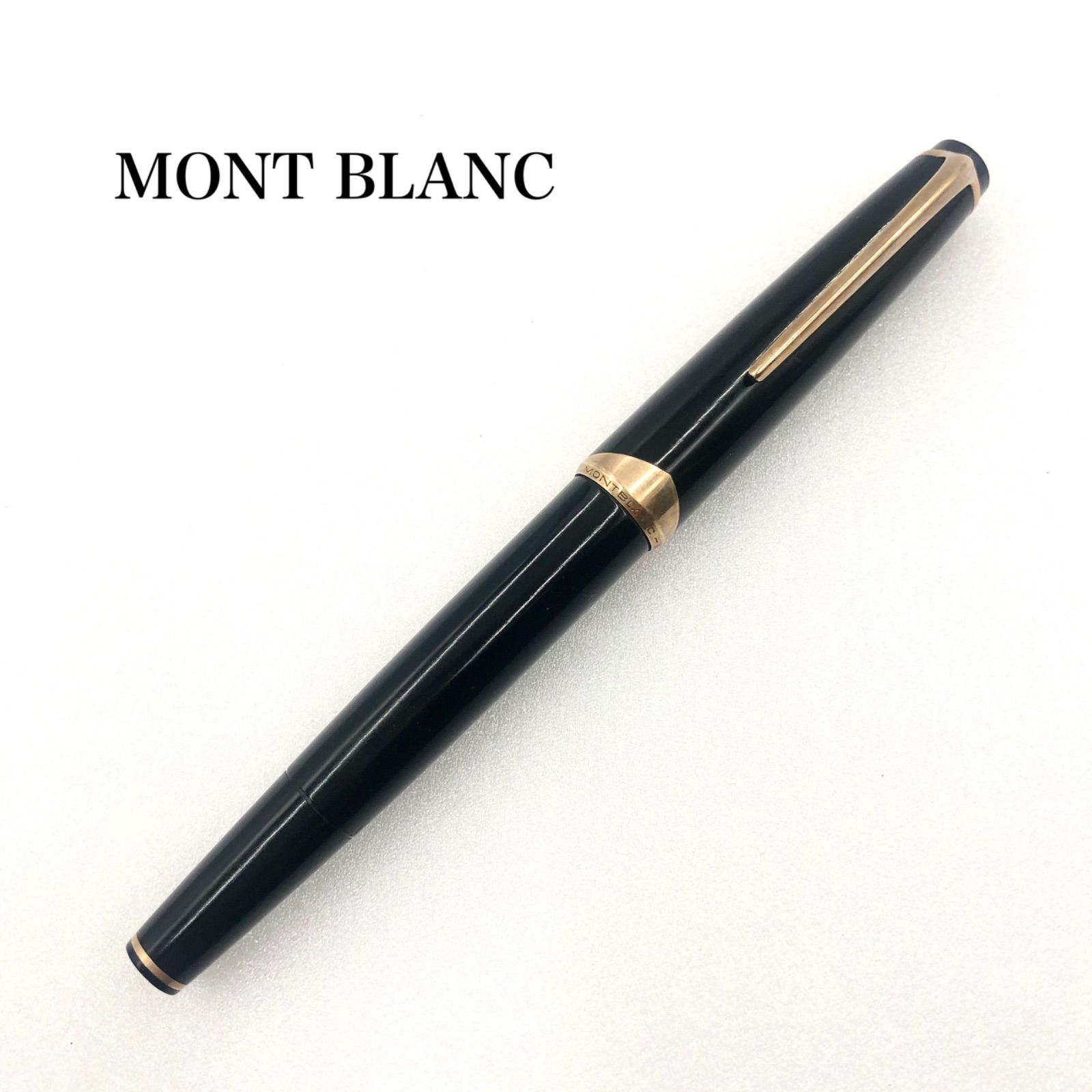 □希少60年代2桁シリーズ□MONTBLANC モンブラン MEISTERSTUCK No.12 マイスターシュテュック12 万年筆 ペン先18K  2桁シリーズ ブラック×ゴールド - メルカリ